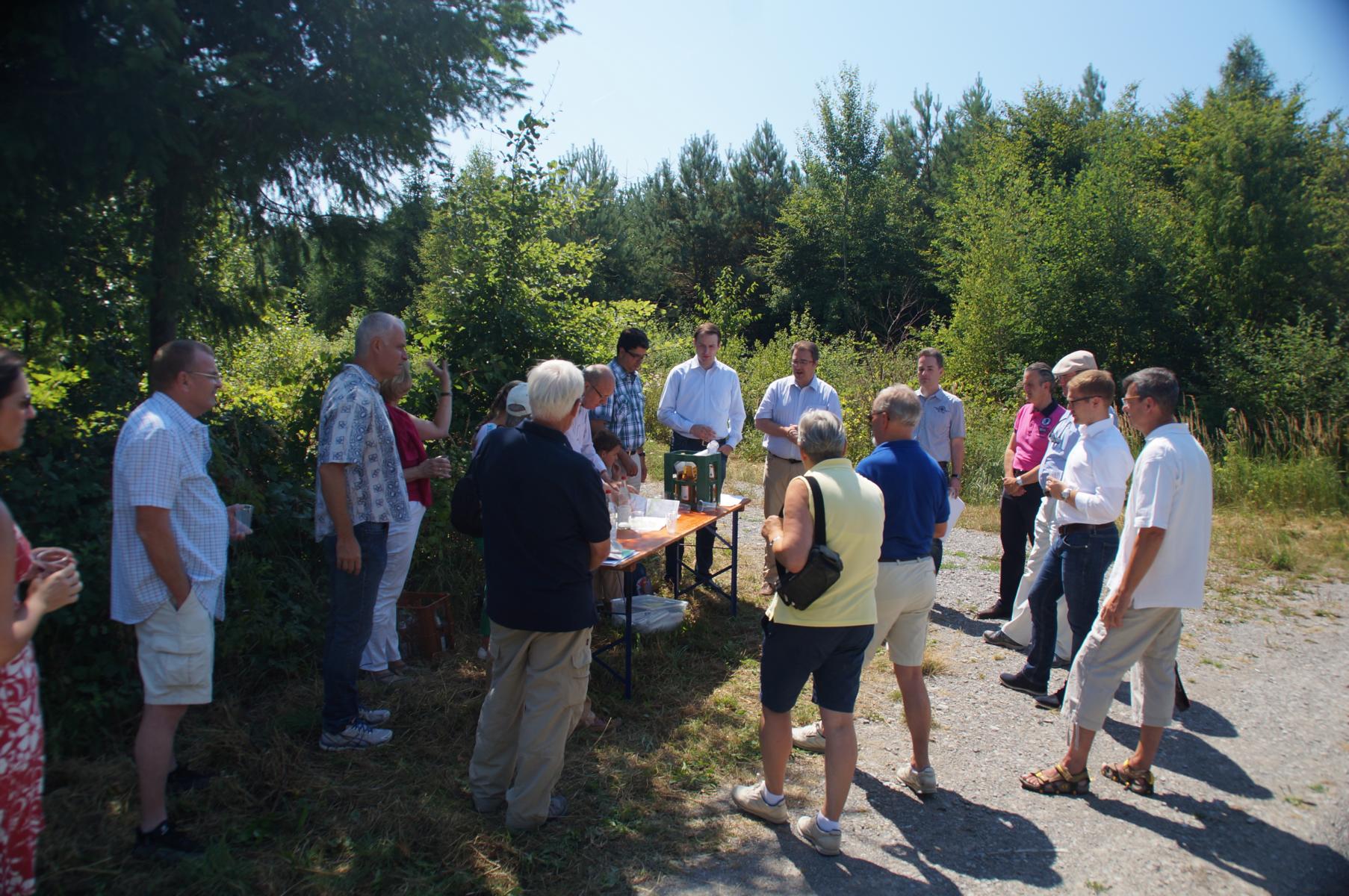 Diskussion auf dem Grieberg